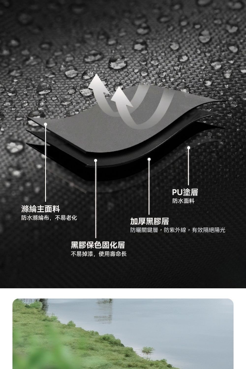 BLACKDOG 速開沙灘帳